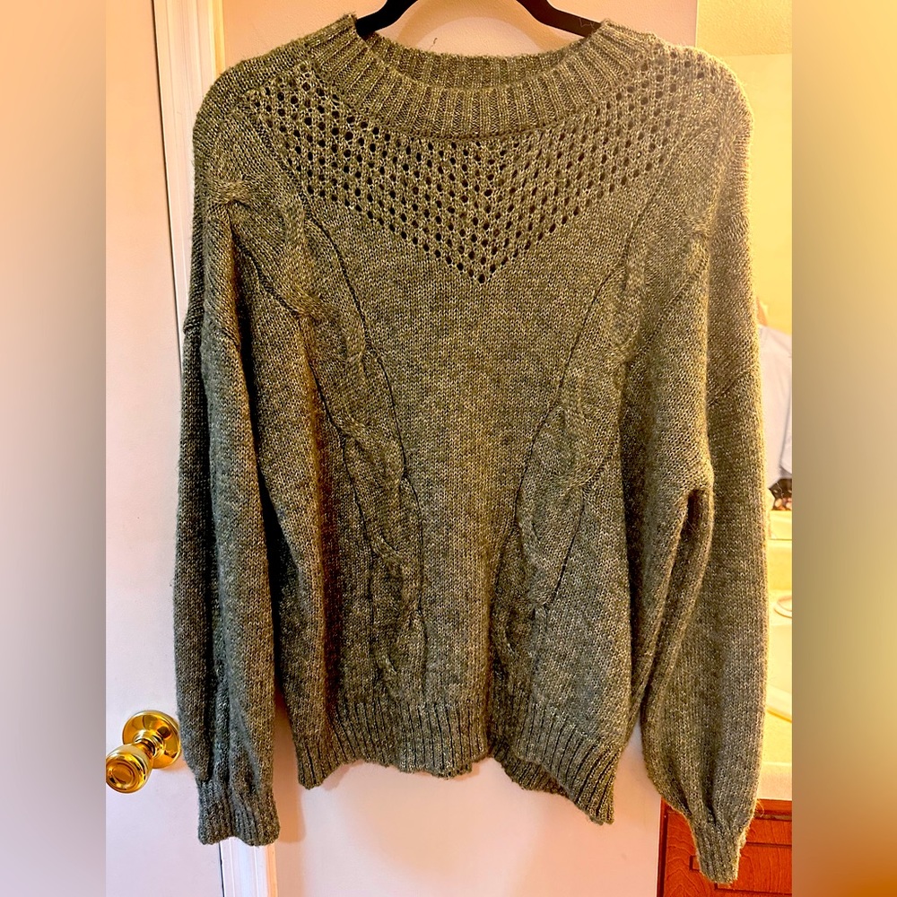 Green sweater